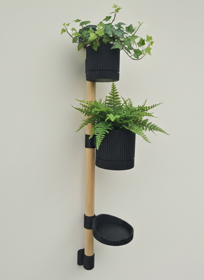 Linkup Vertical Pole Modular Workspace Organiser