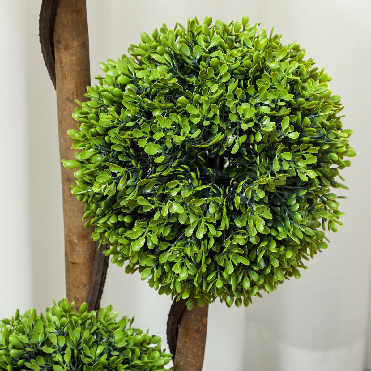 Artificial 3-Ball Boxwood Topiary 90cm, Set of 2
