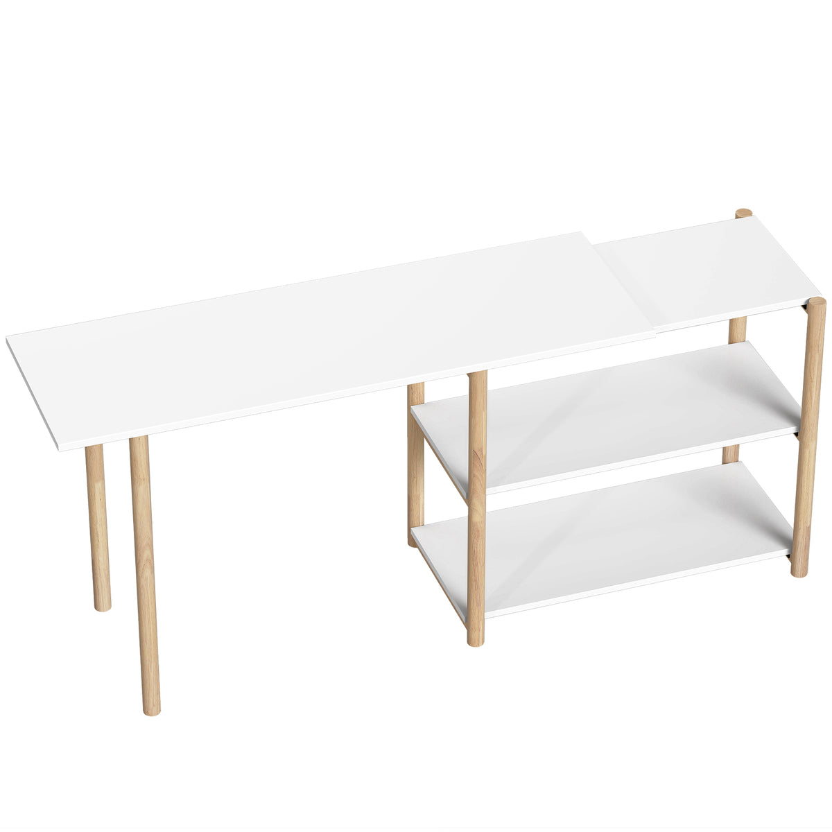 Rotating L-Shaped Desk