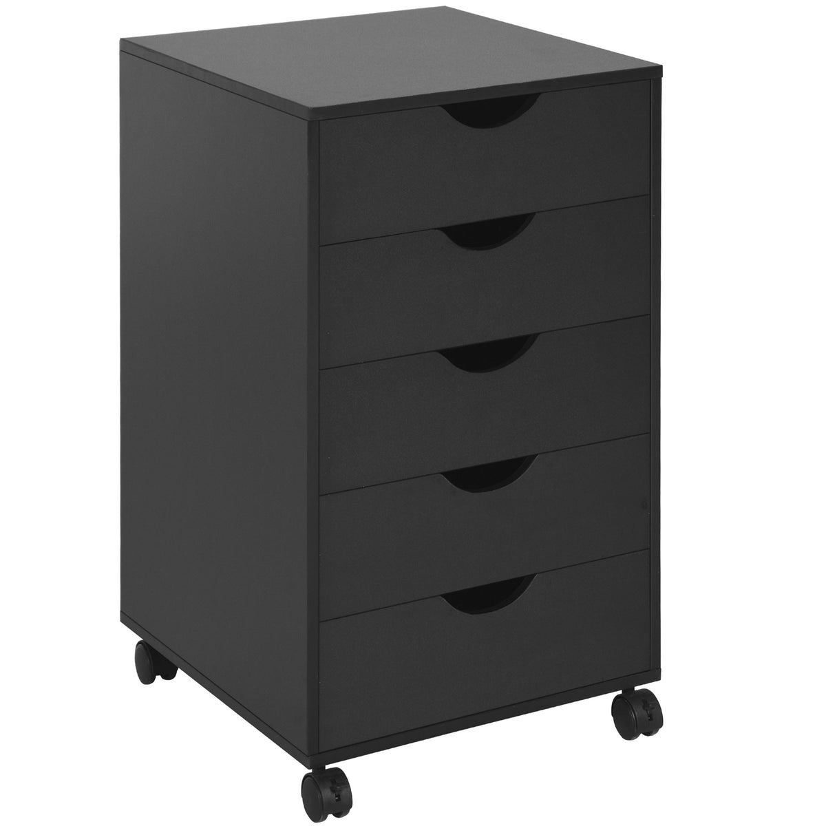 5-Drawer Mobile Filing Cabinet