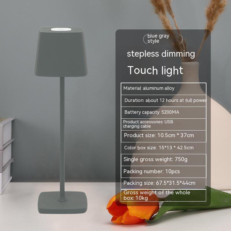 Cordless touch dimmable desk lamp, rechargeable, photo 8