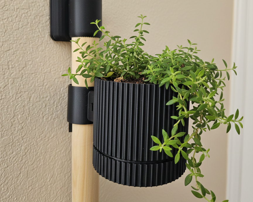 Linkup Vertical Pole Modular Workspace Organiser