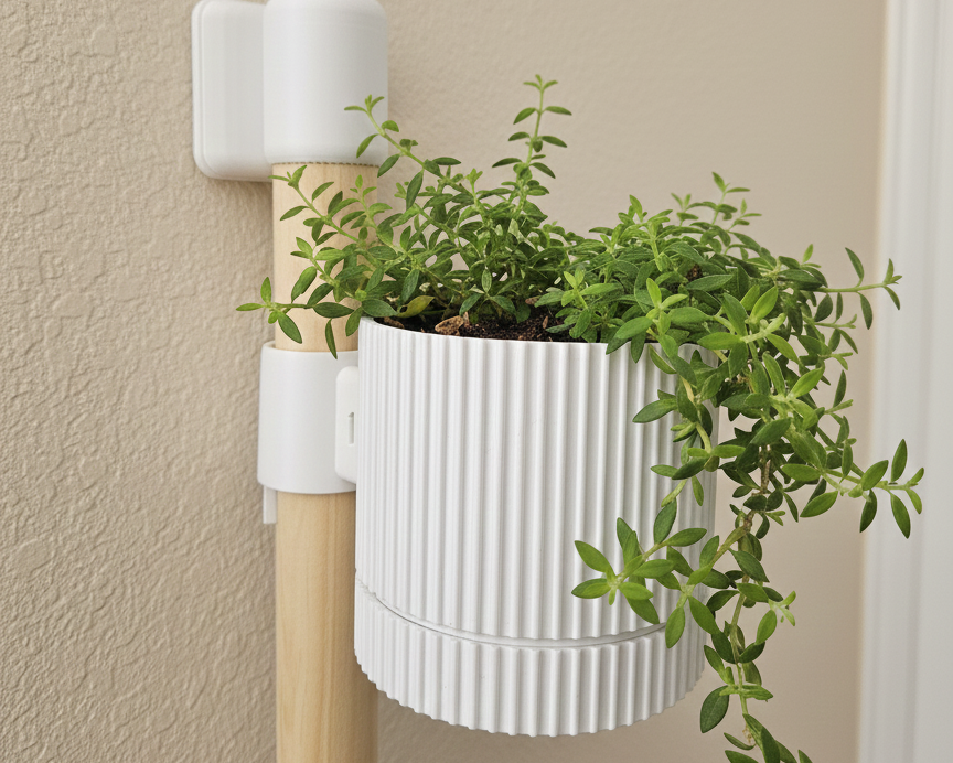 Linkup Vertical Pole Modular Workspace Organiser
