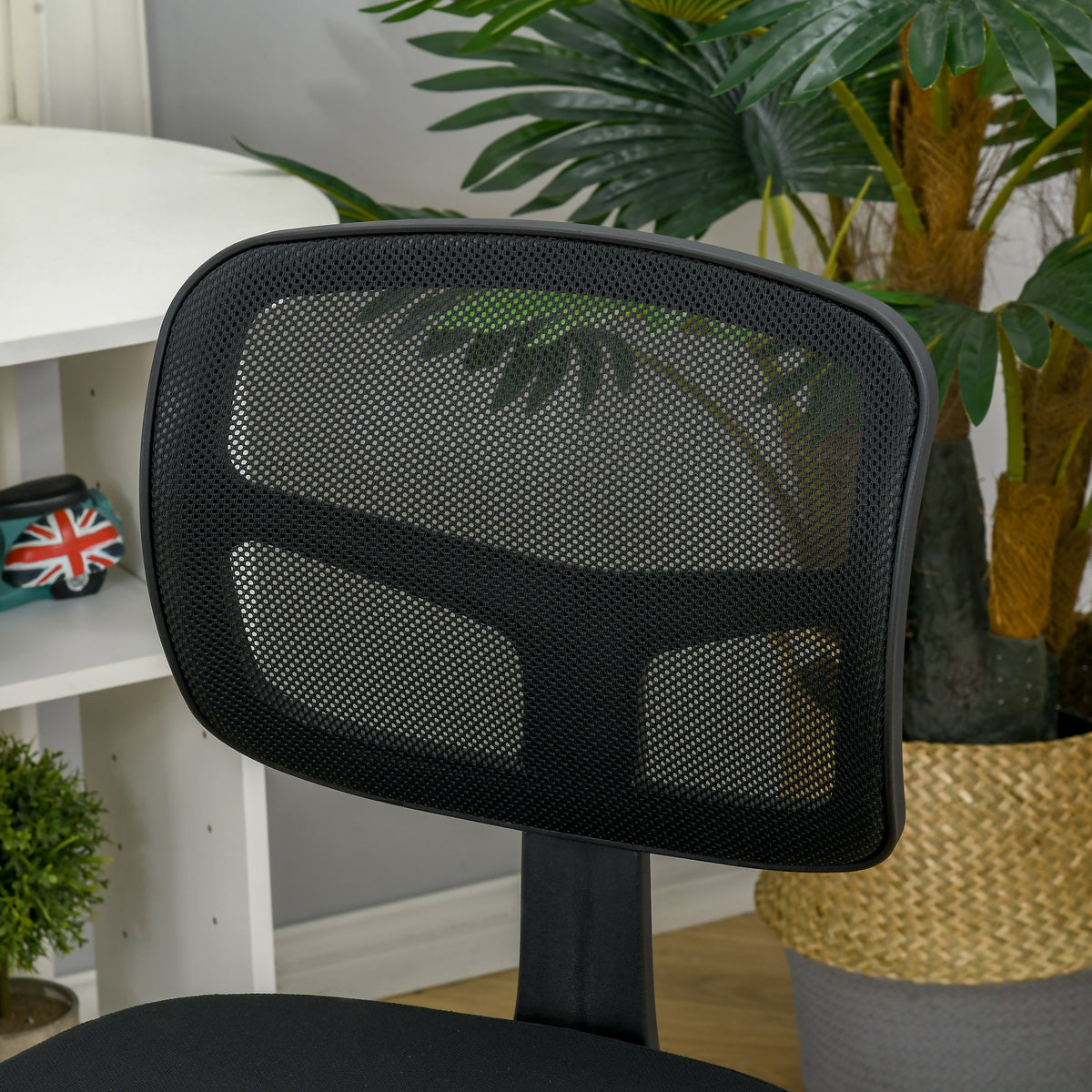 Armless Mesh Office Chair