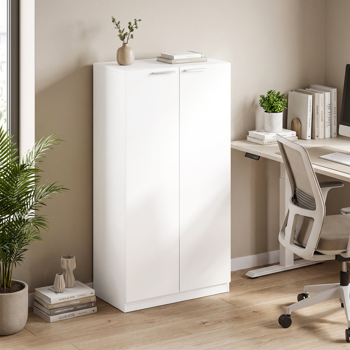 Tall Office Storage Cupboard