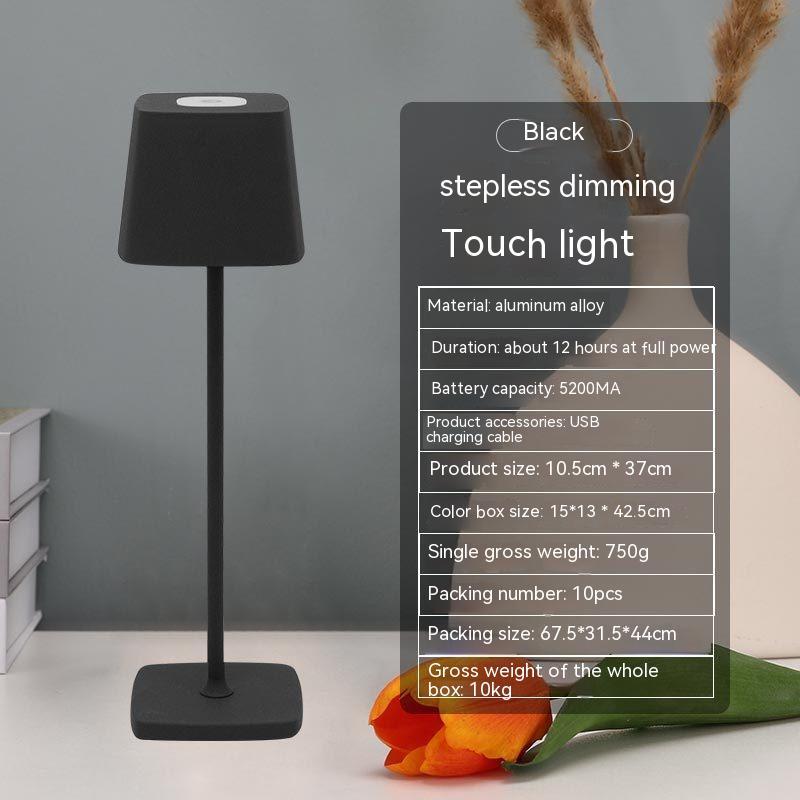 Cordless touch dimmable desk lamp, rechargeable, photo 6
