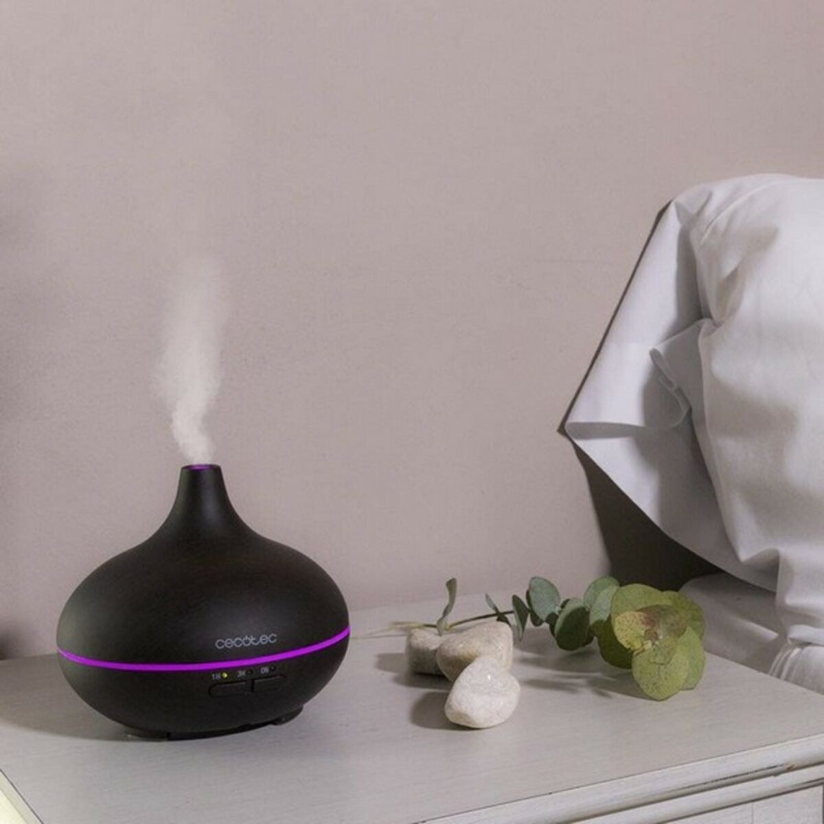 Cecotec Pure Aroma 150 YIN Ultrasonic Humidifier & Aroma Diffuser | Black