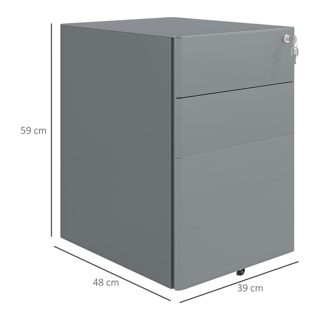 Rolling Steel Filing Cabinet