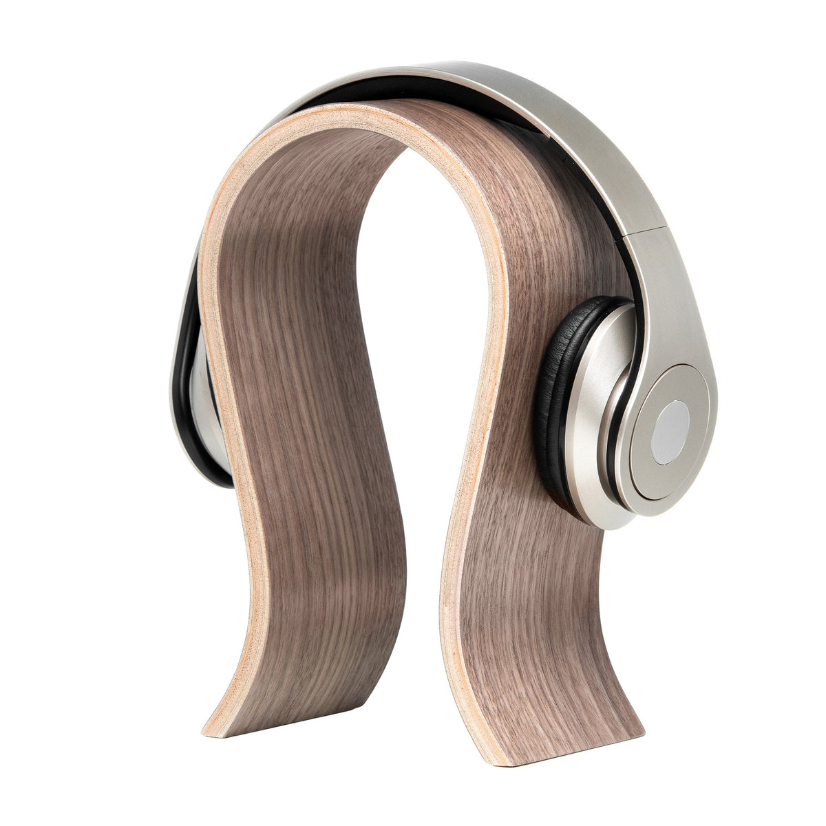 Minimalist ash wood headphone stand