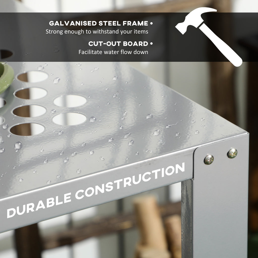 2-Tier Corner Plant Stand