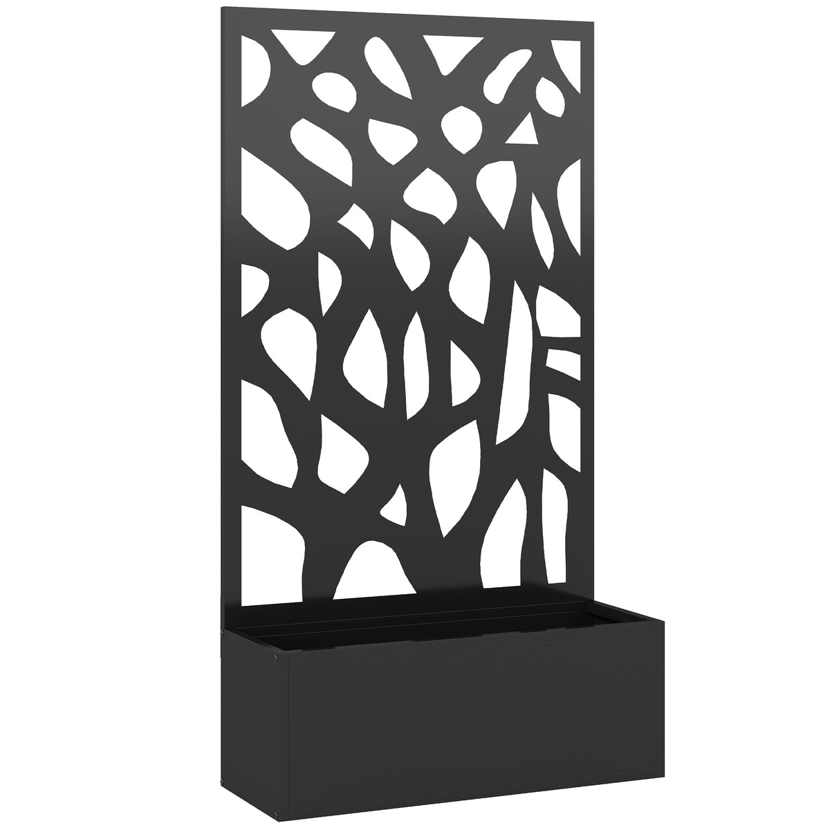 Metal Planter with Trellis