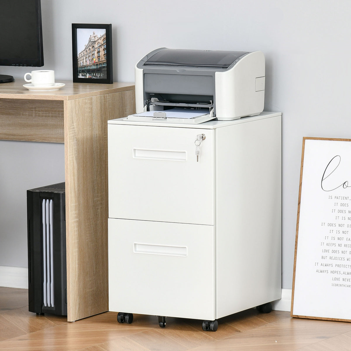Mobile Steel Filing Cabinet