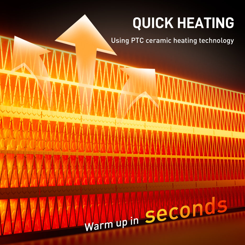 PTC Ceramic Tower Heater 2000W