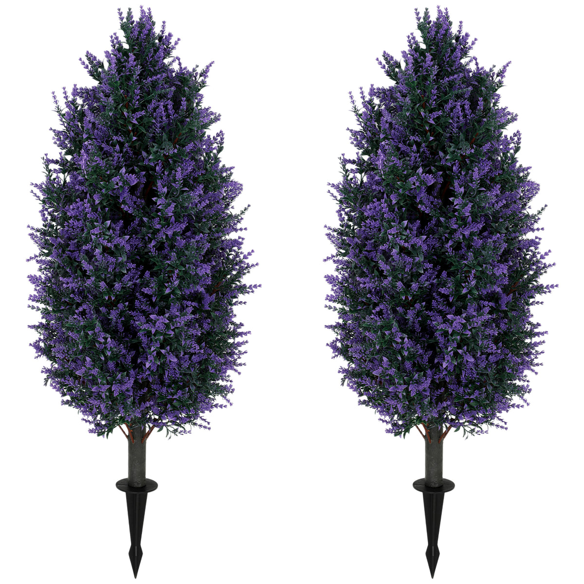 Artificial Lavender Plants 90cm, Set of 2