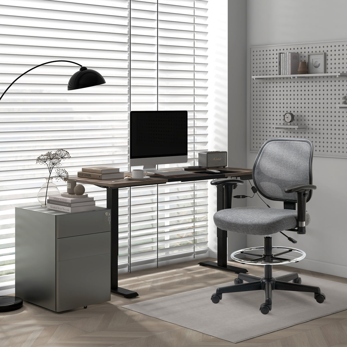 Rolling Steel Filing Cabinet