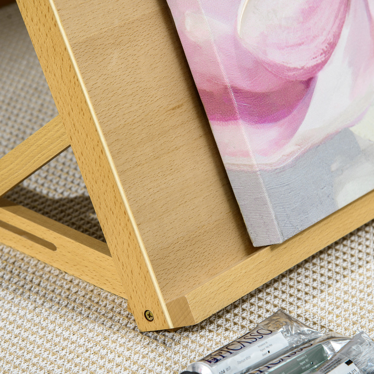 A2 beech wood tabletop easel