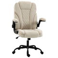 Ergonomic office chair with pocket springs and flip-up armrests
