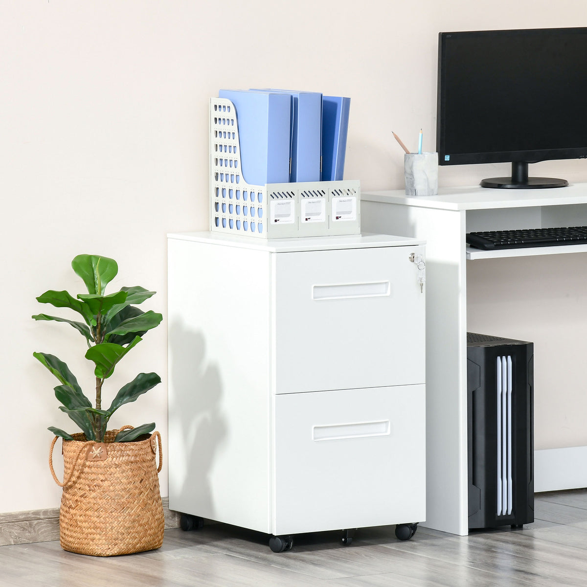 Mobile Steel Filing Cabinet