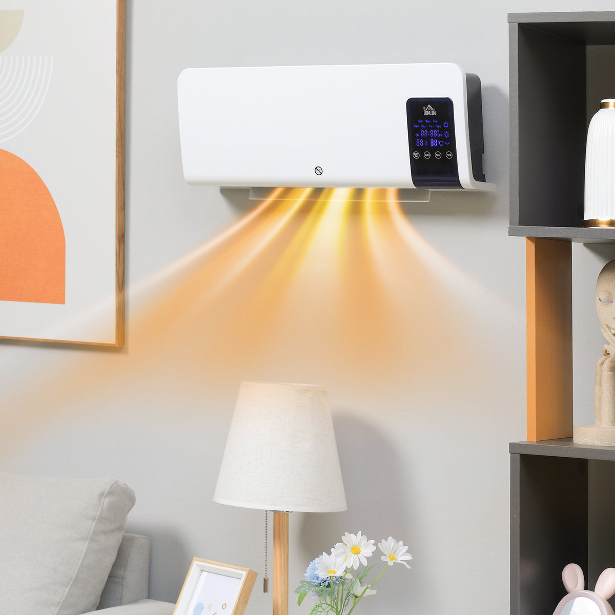 Wall-Mounted Fan Heater 2000W