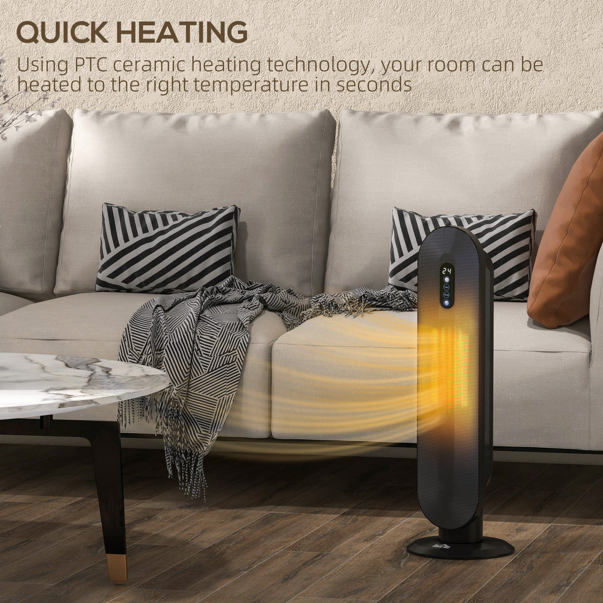 Oscillating Ceramic Heater 2000W