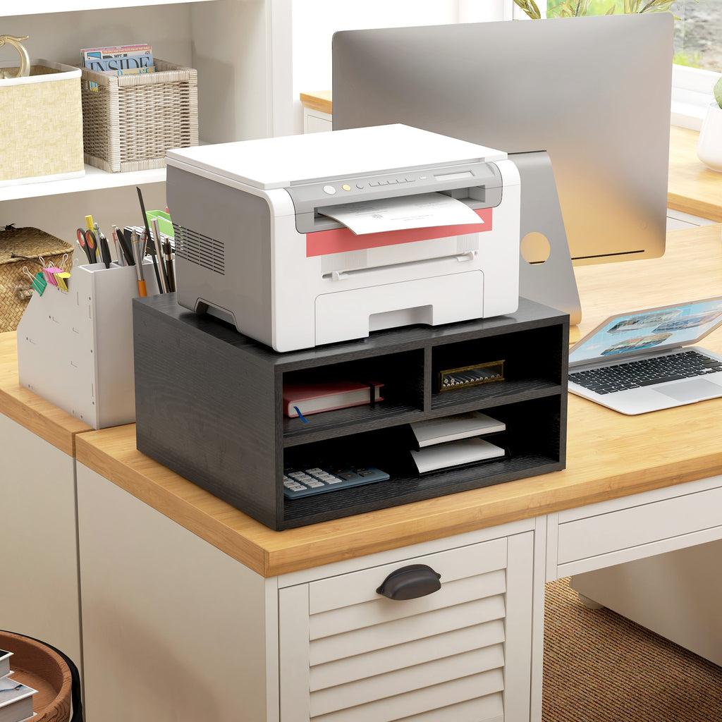 Printer and monitor stand, black - view 8