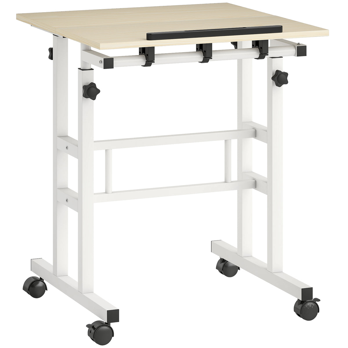 Mobile sit-stand laptop desk - view 8