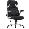 Linen-Look Ergonomic Office Chair