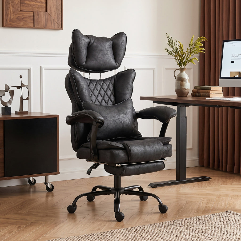 Big & Tall Executive Office Chair, Black