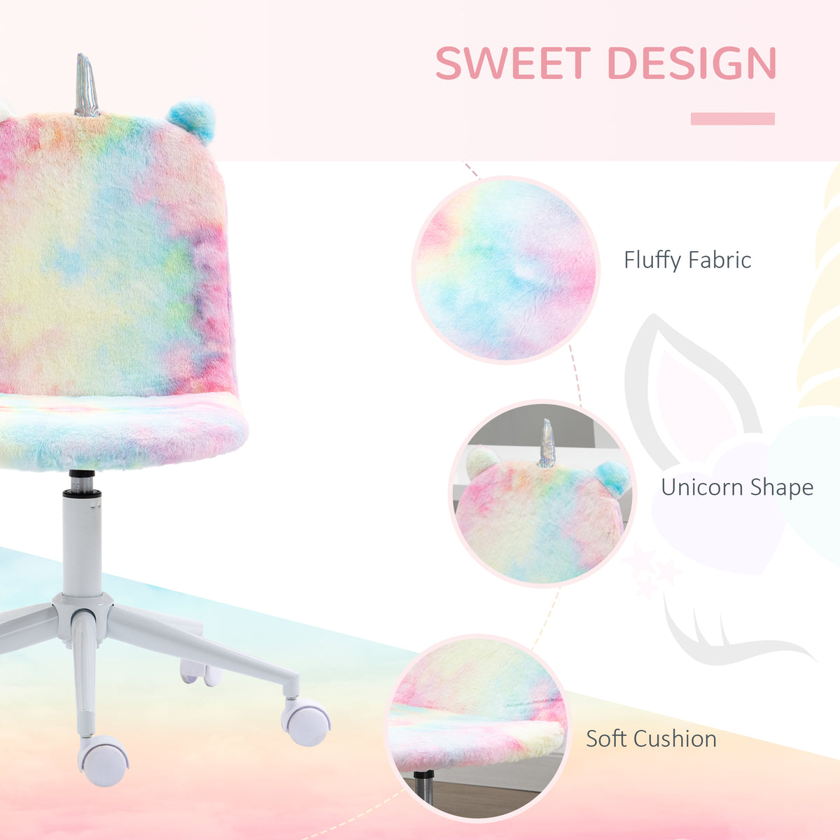 Unicorn Swivel Desk Chair