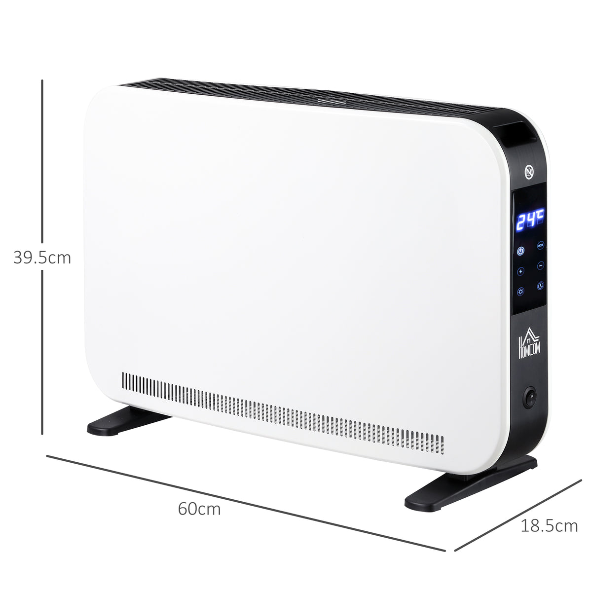 Slimline Electric Heater 2000W