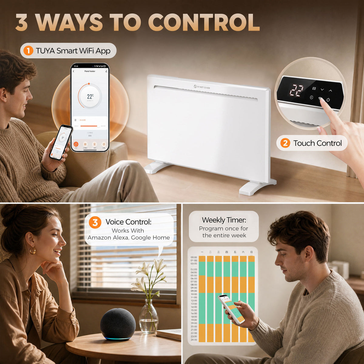 Smart Wall Heater 1500W