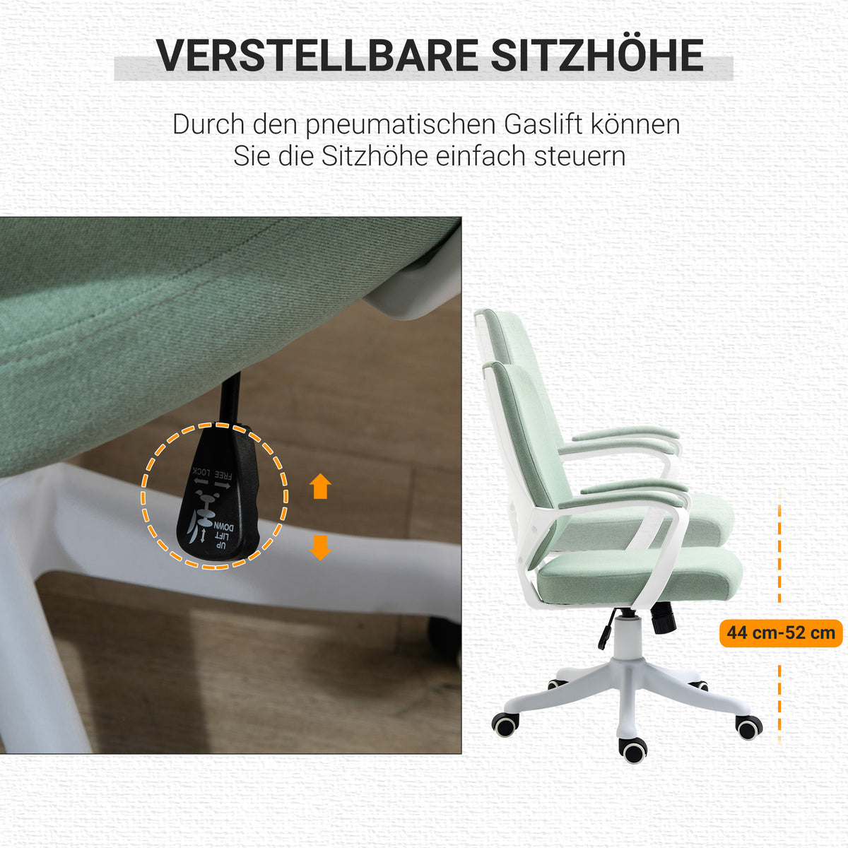 Ergonomic Fabric Office Chair