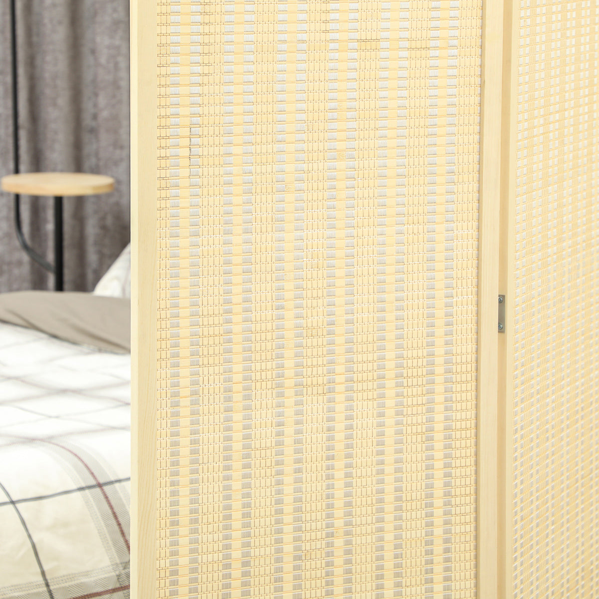 3-panel bamboo room divider - view 3