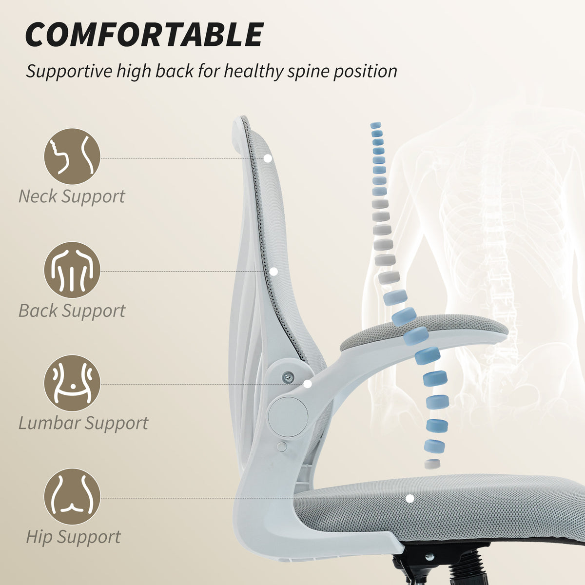 Folding Mesh Office Chair