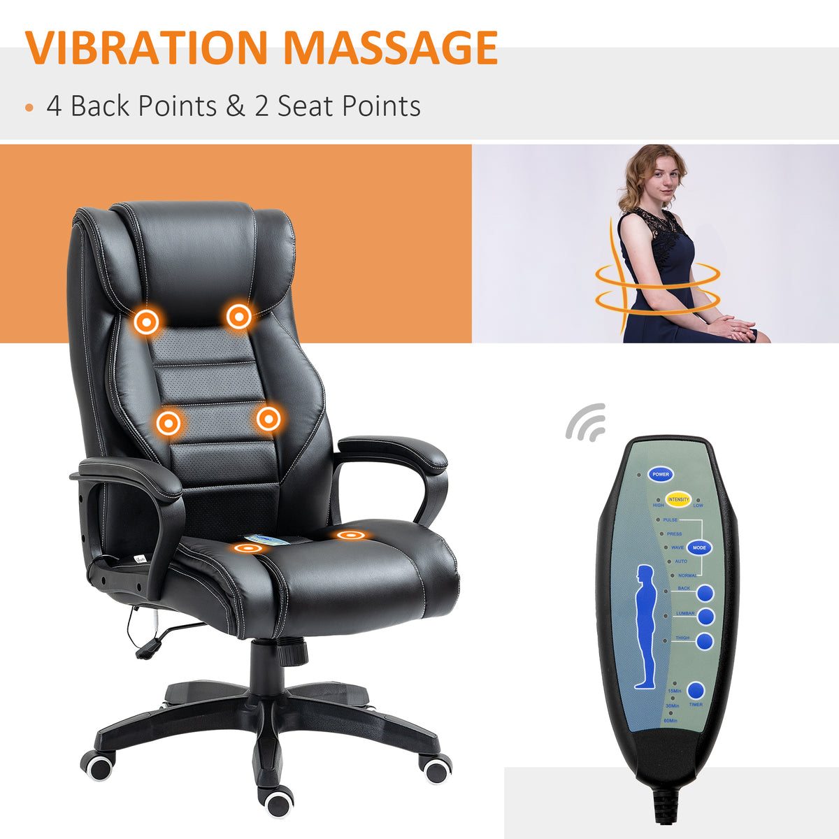 Executive Massage Office Chair