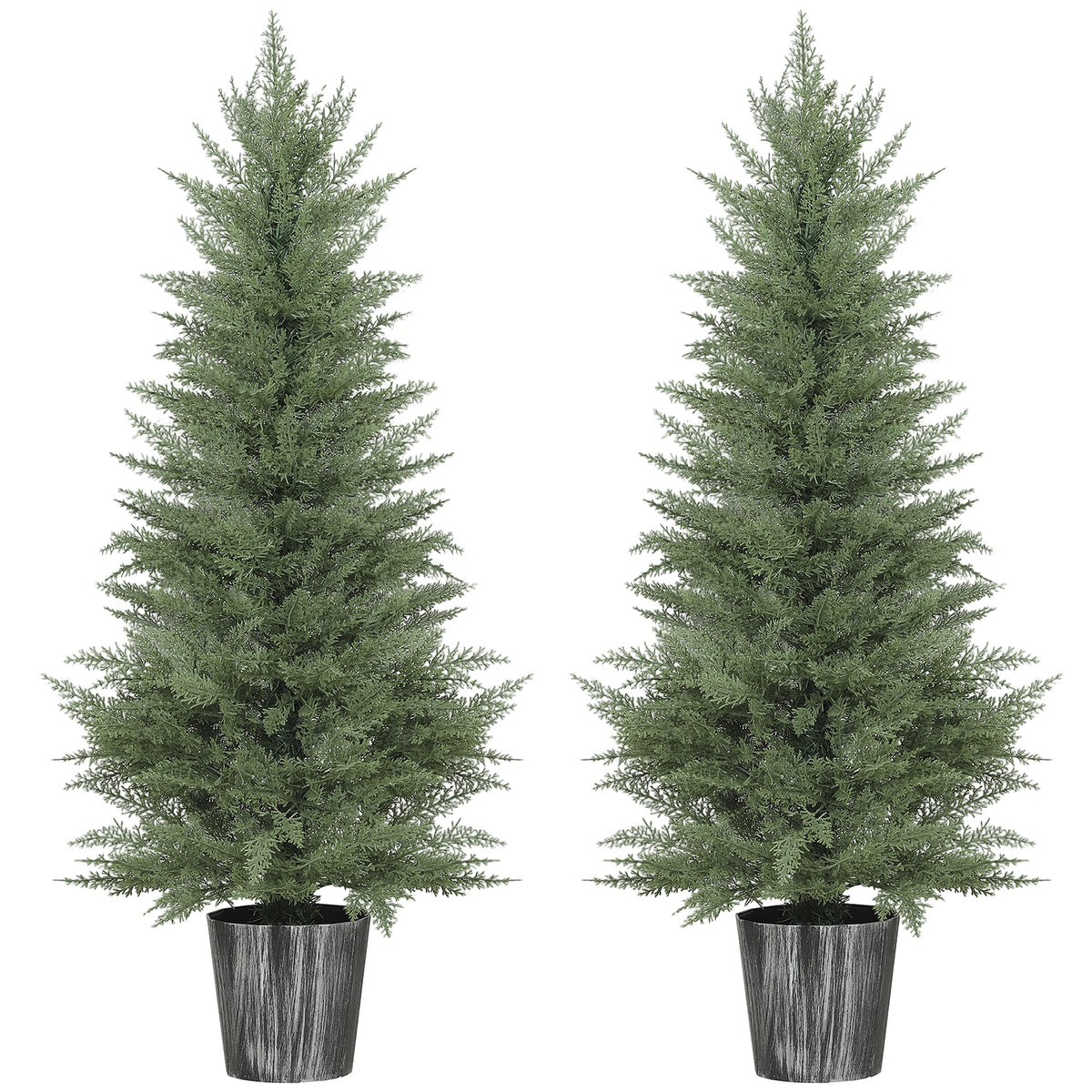 Artificial Cypress Trees 135cm, Set of 2