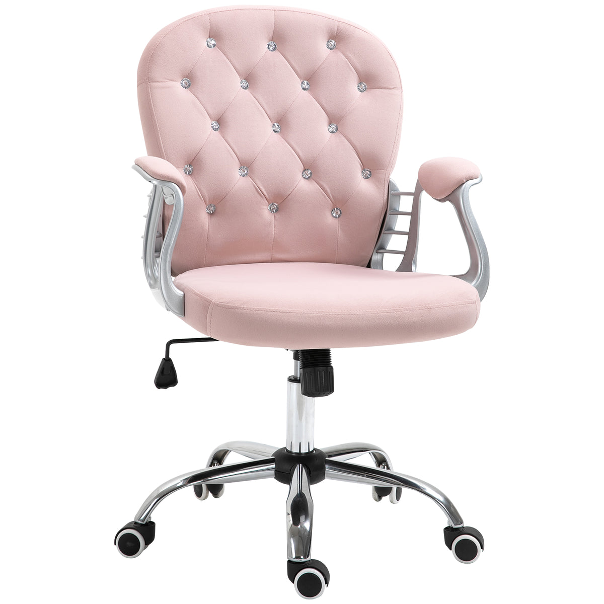 Velvet Diamante Desk Chair