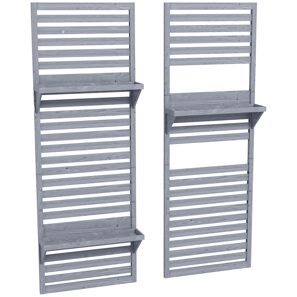Wall Mounted Plant Stands, Set of 2