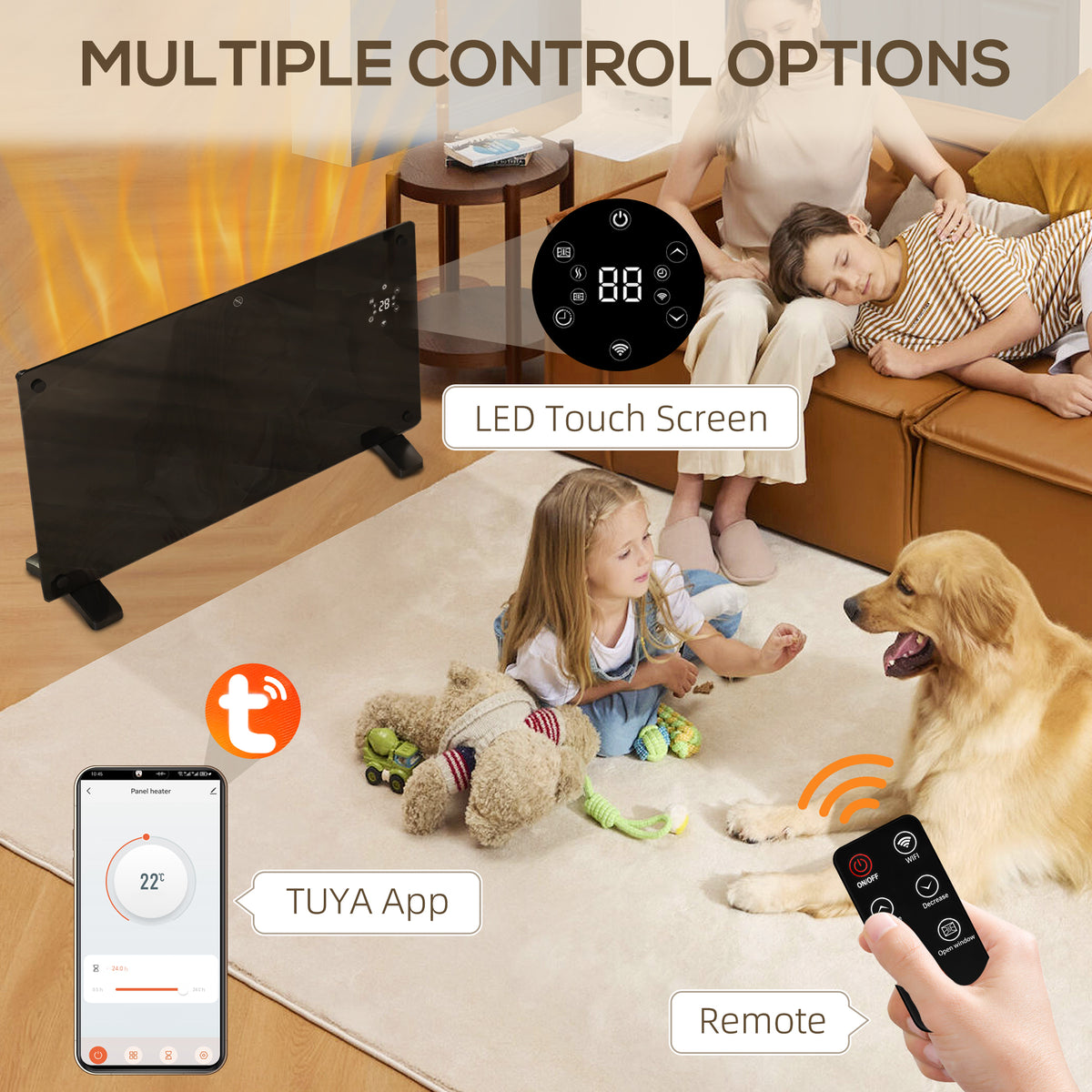 Smart Panel Heater 1500W