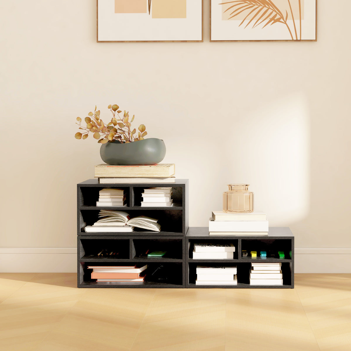 Printer and monitor stand, black - view 5