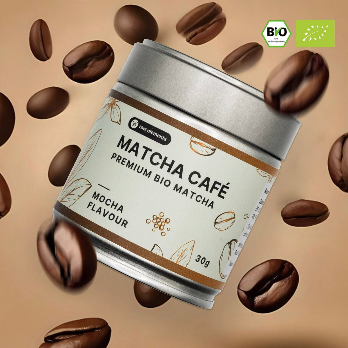 Matcha Coffee Blend – Organic Ceremonial Matcha with Roasted Coffee Notes