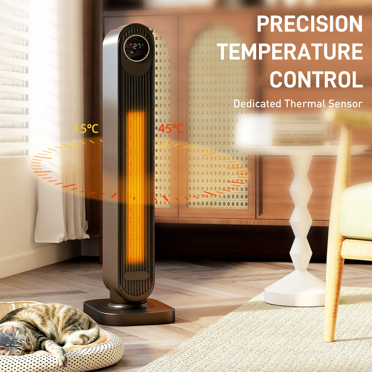 PTC Ceramic Tower Heater 2000W
