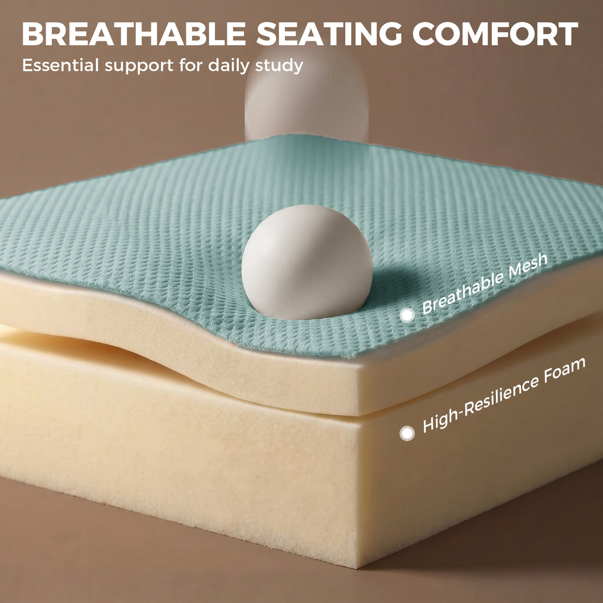 Armless Mesh Desk Chair
