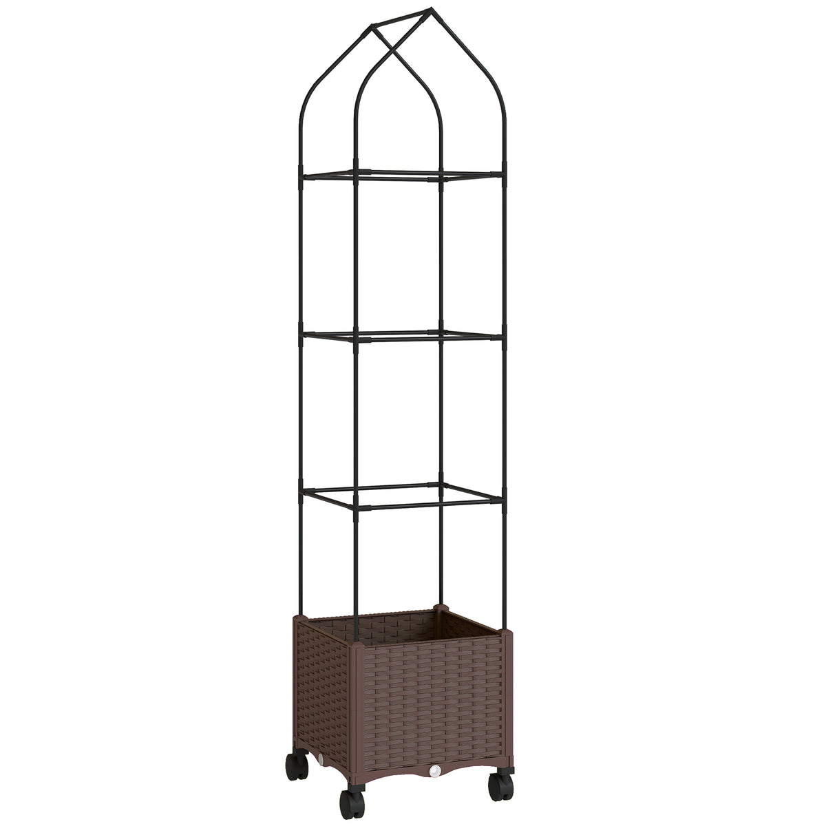 Self-Watering Planter with Trellis