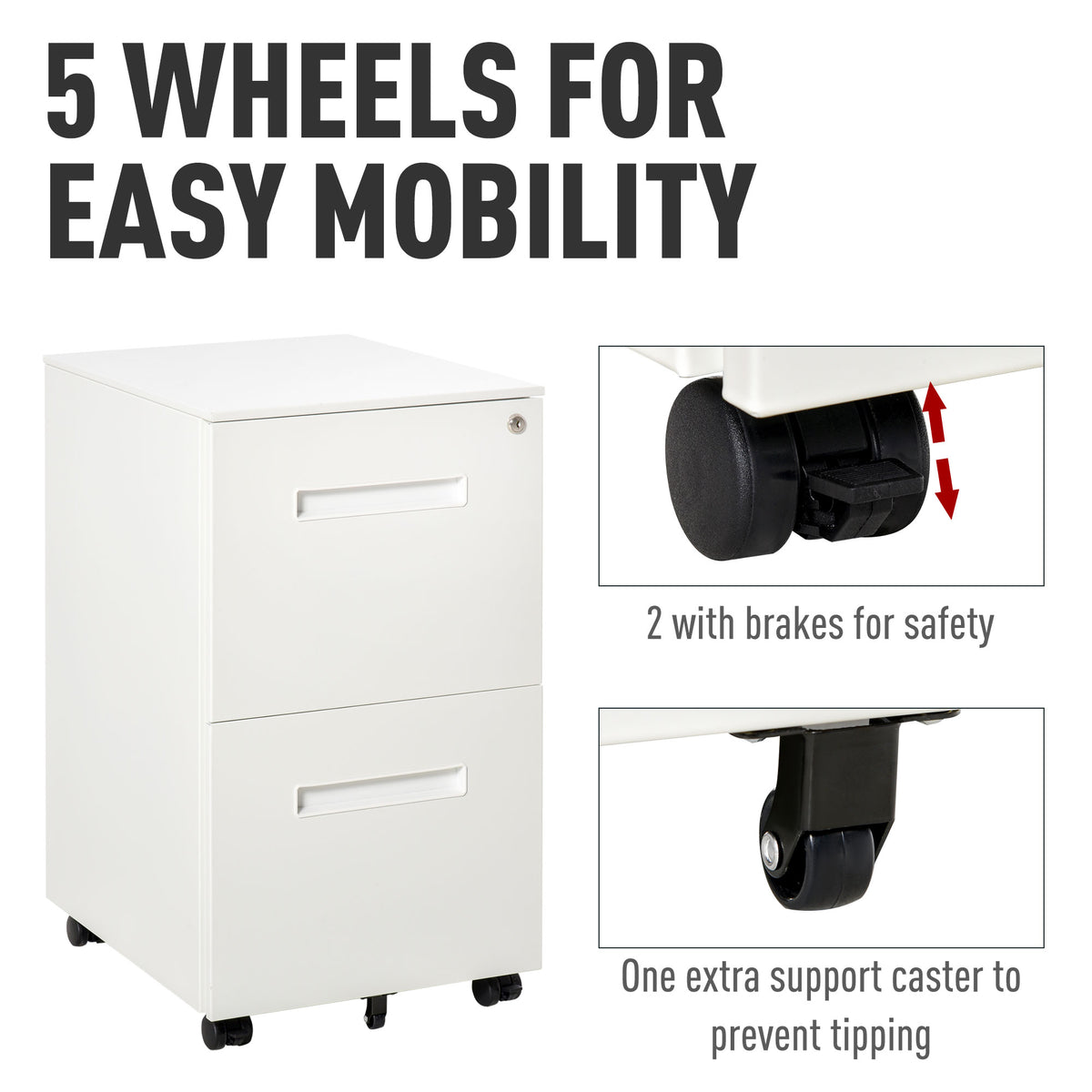 Mobile Steel Filing Cabinet