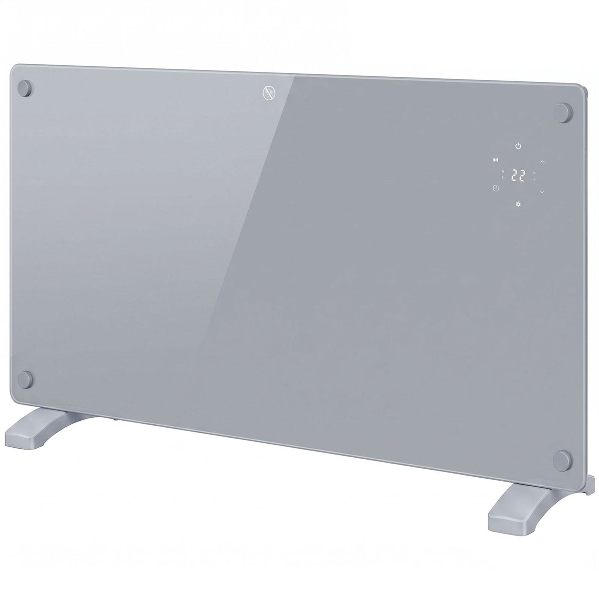 Grey Smart Panel Heater 1500W