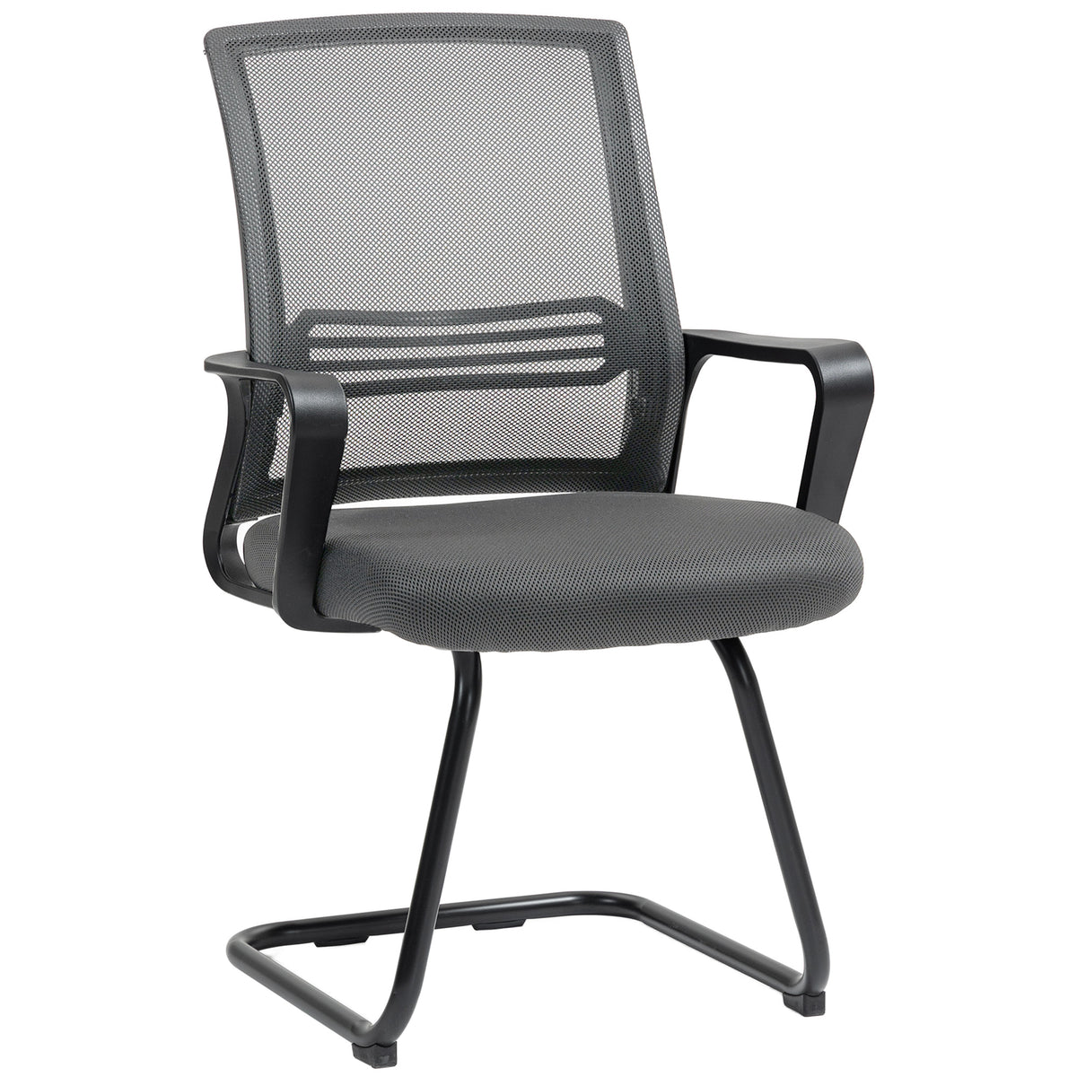 Mesh Desk Chair with Sled Base