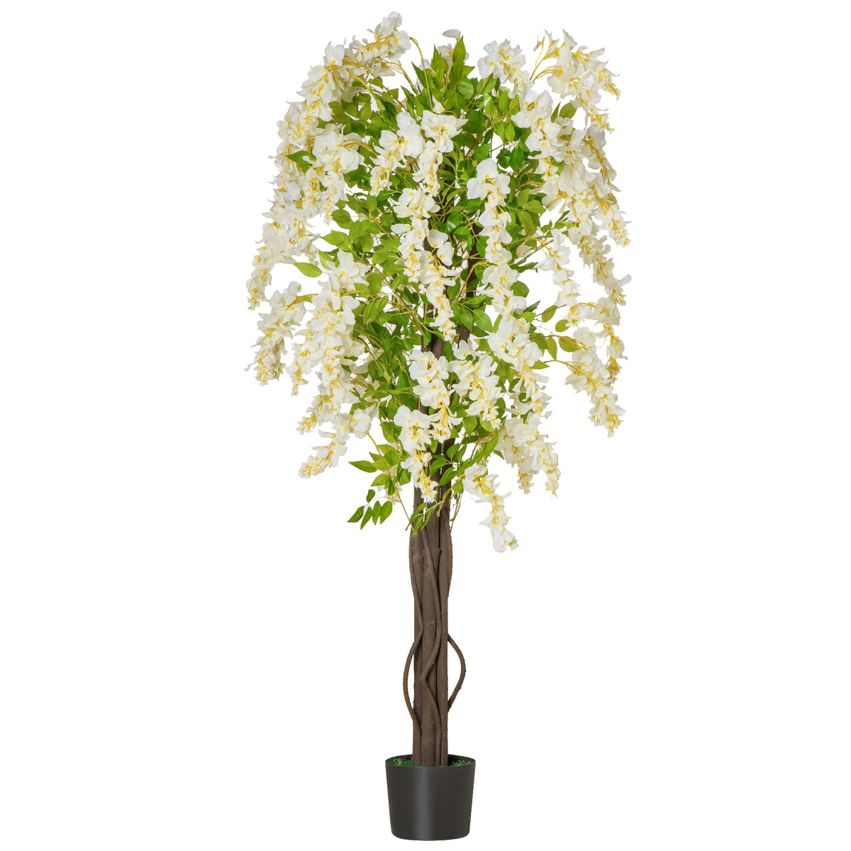 Artificial White Wisteria Tree 160cm