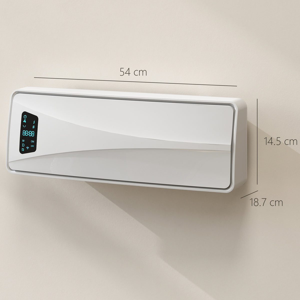 Wall Mounted Ceramic Heater 2000W