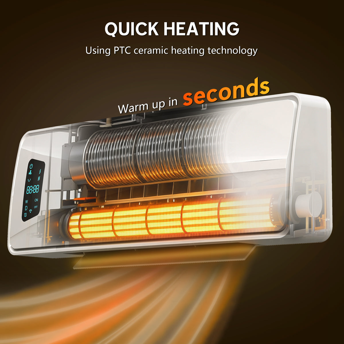 Wall Mounted Ceramic Heater 2000W